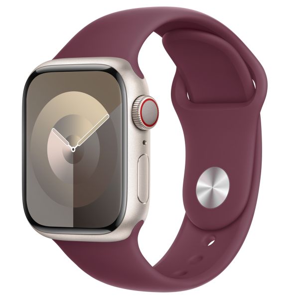 Apple Sport Band für die Apple Watch Series 1 bis 9 / SE (38/40/41 mm) | Series 10 (42 mm) - Größe M/L - Mulberry