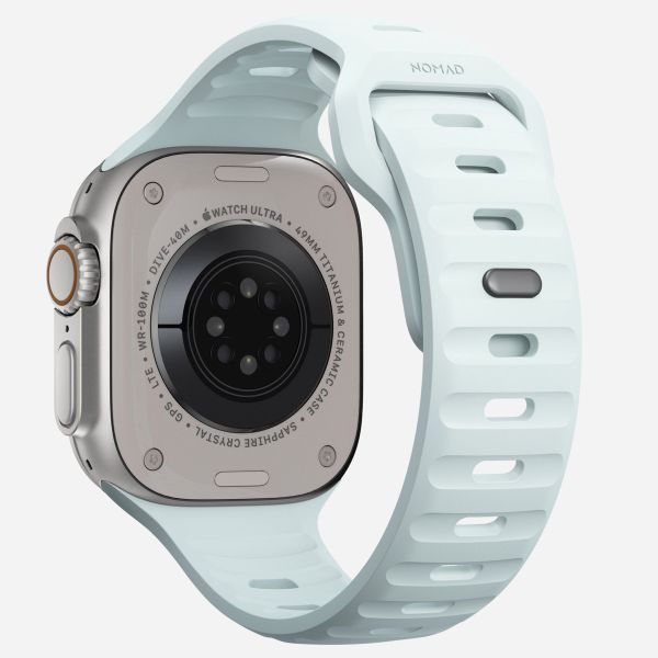 Nomad Sport Band FKM für die Apple Watch Series 1 bis 10 / SE / Ultra (2) (44/45/46/49 mm) - Icy Blue Glow