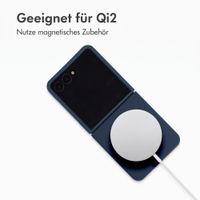 Accezz Liquid Silikoncase mit MagSafe Samsung Galaxy Z Flip 8 - Dunkelblau