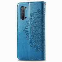 Mandala Klapphülle Oppo Reno3 / A91 - Türkis