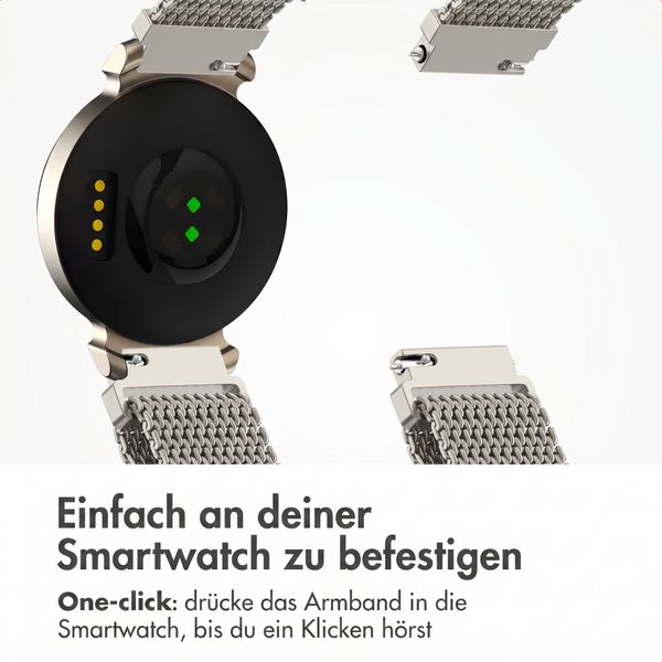 imoshion Magnetisches Milanaise Armband für Garmin Lily 2 - Polarstern