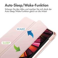 imoshion Trifold Hardcase Klapphülle Apple iPad Pro 11 (2022 / 2021 / 2020 / 2018) - Rosa