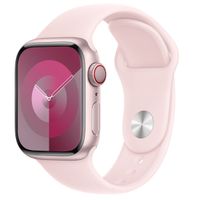 Apple 5 Pack Silikon Solo Loop für Apple Watch | 38/40/41/42 mm - Größe 4 - Light Pink/ Winter Blue/ Sprout Green/ Orange Sorbet/ White