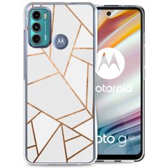 imoshion Design Hülle für das Motorola Moto G60 - White Graphic