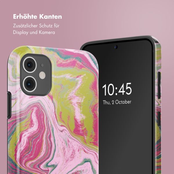 Selencia Vivid Back Cover Apple iPhone 11 - Marble Pink