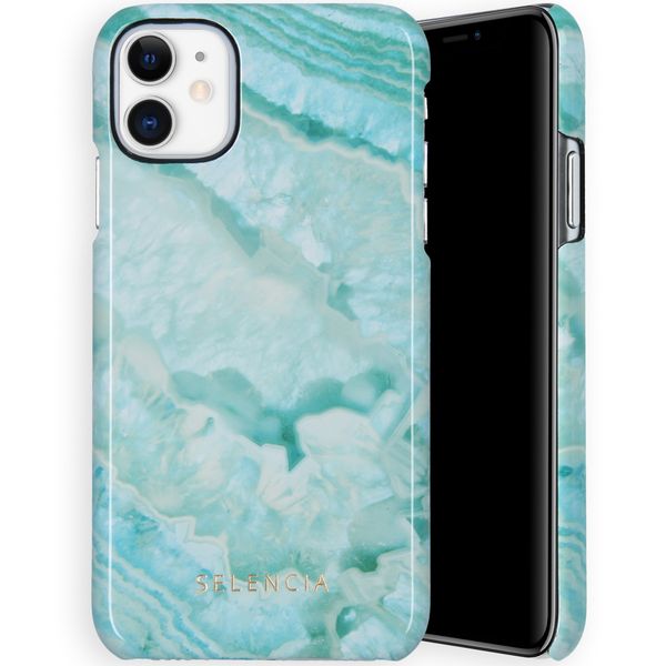 Selencia Maya Fashion Backcover für das iPhone 11- Agate Türkis