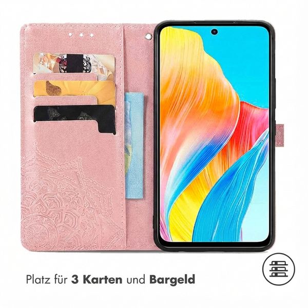 imoshion Mandala Klapphülle Oppo A98 - Rosé gold