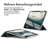 imoshion Magnetic Klapphülle Apple iPad Air 13 Zoll (2025) M3 / (2024) M2 - Dunkelgrün