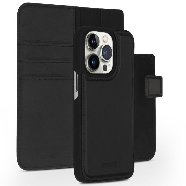 Accezz Premium Leather 2 in 1 Klapphülle für das iPhone 14 Pro - Schwarz