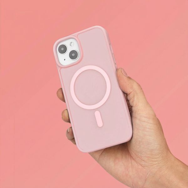 imoshion Color Guard Back Cover mit MagSafe Apple iPhone 14 / 13 - Hellrosa