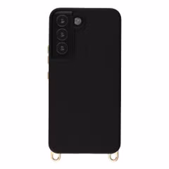 Selencia Rivièra Backcover mit MagSafe mit abnehmbaren Haken Samsung Galaxy S22 - Velvet Black