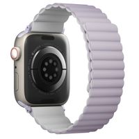 Uniq Revix doppelseitiges Armband für das  Apple Watch Series 1 t/m 11 / SE / Ultra (44/45/46/49 mm) - Lilac / White