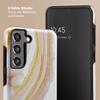 Selencia Vivid Back Cover Samsung Galaxy S21 FE - Chic Marble Gold