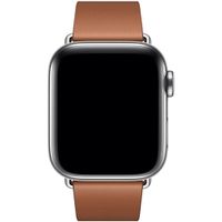 Apple Leather Band Modern Buckle für die Apple Watch Series 1-9 / SE - 38/40/41 mm / Series 10 - 42 mm - Größe L - Braun