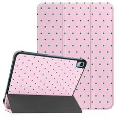 imoshion Design Trifold Klaphülle Apple iPad 11 (2025) 11 Zoll A16 / iPad 10 (2022) 10.9 Zoll - Happy Dots