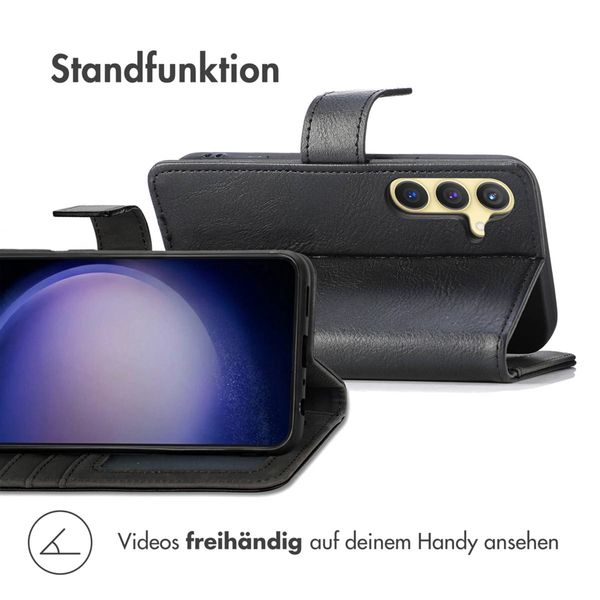 imoshion Luxuriöse Klapphülle Samsung Galaxy S24 Plus - Schwarz