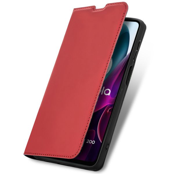 imoshion Slim Folio Klapphülle für das Motorola Moto G200 - Rot