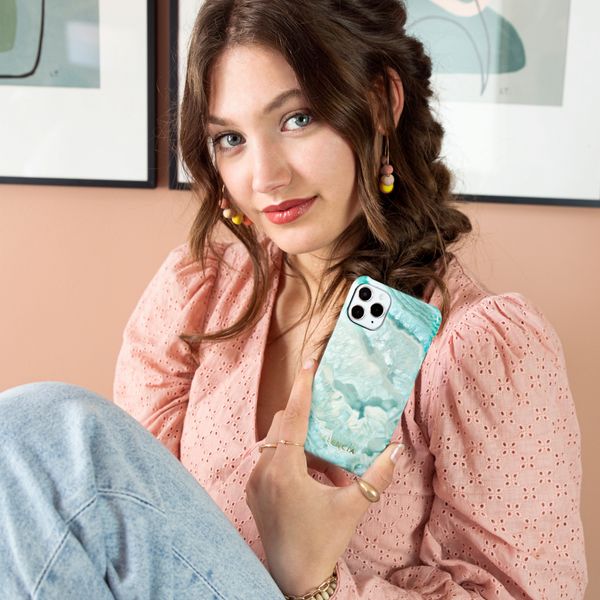 Selencia Maya Fashion Backcover für das Samsung Galaxy A52(s) (5G/4G) - Agate Türkis