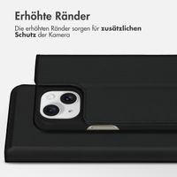 Accezz Premium Leather Slim Klapphülle Apple iPhone 15 - Schwarz