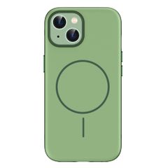 imoshion Color Backcover mit Thin MagSafe Ring Apple iPhone 15 - Dunkelgrün