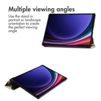 imoshion Design Trifold Klaphülle Samsung Galaxy Tab S10 Ultra / Tab S9 Ultra - Leopard