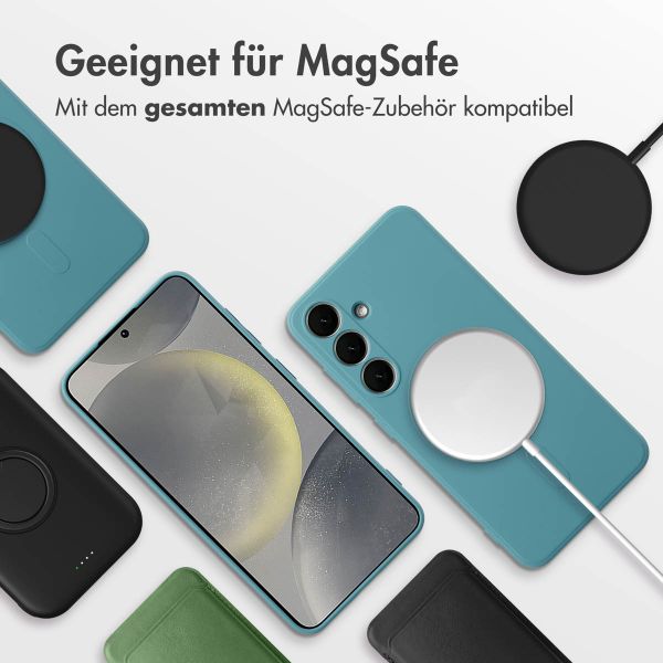 imoshion Color Back Cover mit MagSafe Samsung Galaxy S24 - Smoke Green