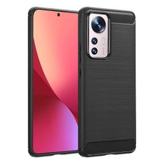 imoshion Brushed Back Cover Xiaomi 12 Pro - Schwarz
