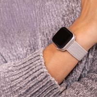 imoshion Gewebtes Nylonarmband für das Apple Watch Series 1 bis 9 / SE (38/40/41 mm) | Series 10 / 11 (42 mm) - Grau