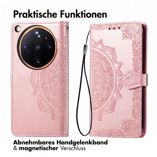 imoshion Mandala Klapphülle Oppo Find X9 Ultra - Rose Gold