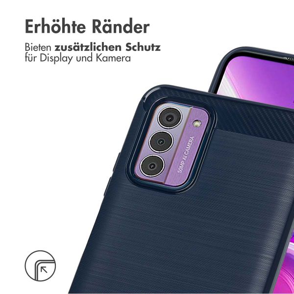 imoshion Brushed Back Cover Nokia G42 - Dunkelblau