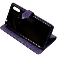 Mandala Klapphülle Violett für das Huawei Y7 (2019)