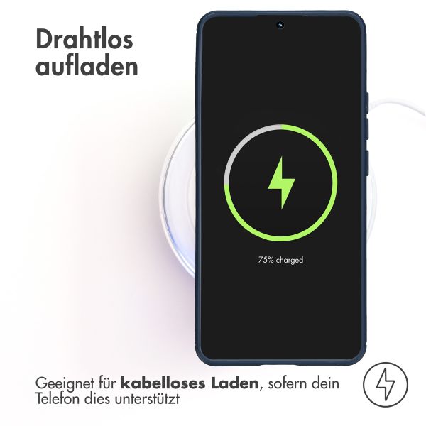 imoshion Brushed Back Cover für das Xiaomi Poco X6 Pro - Dunkelblau