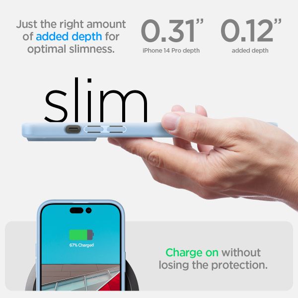 Spigen Ultra Hybrid™ Case für das Apple iPhone 14 Pro Max - Blau