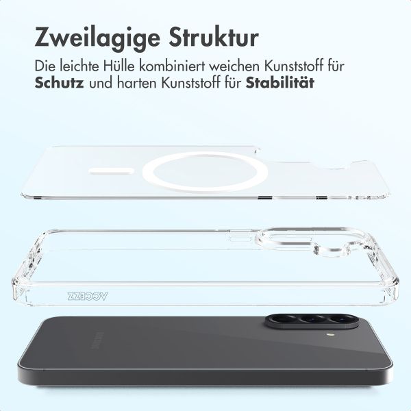 Accezz Xtreme Impact Backcover mit MagSafe Samsung Galaxy A56 - Transparent