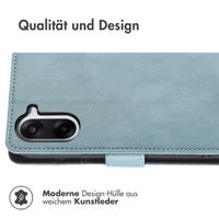imoshion Luxuriöse Klapphülle OnePlus Nord CE5 - Hellblau
