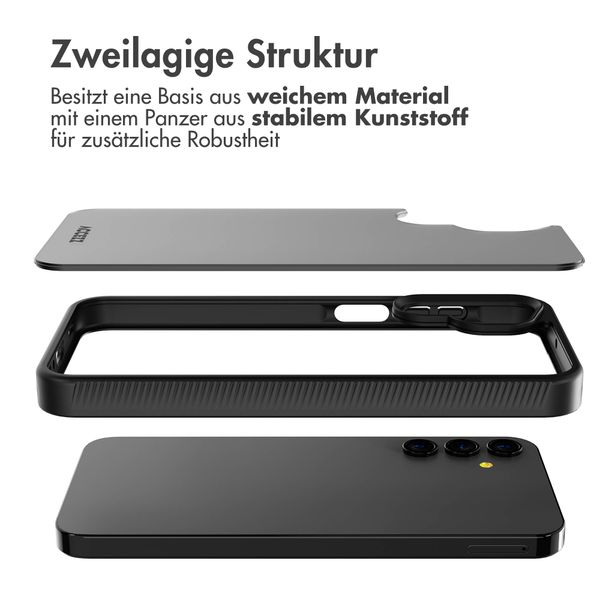 Accezz Rugged Frosted Back Cover für das Samsung Galaxy A15 (5G/4G)