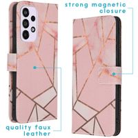 imoshion Design TPU Klapphülle für das Samsung Galaxy A33 - Pink Graphic