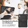 Accezz Robustes Back Cover mit Schultergurt für das Samsung Galaxy Tab S9 Plus 12.4 Zoll - Schwarz