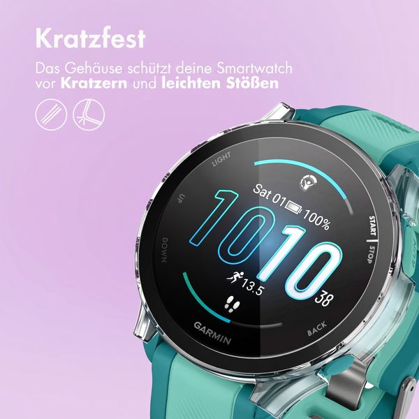 imoshion Full Cover Hard Case Garmin Forerunner 165 / 165 Music - Transparent