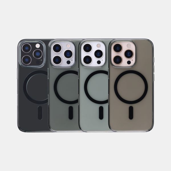 Accezz Lite Backcover mit MagSafe Apple iPhone 16 Pro - Smokey Clear
