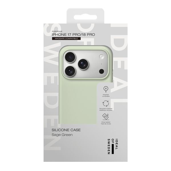 iDeal of Sweden Silikonhülle mit MagSafe Apple iPhone 18 Pro / 17 Pro - Sage Green