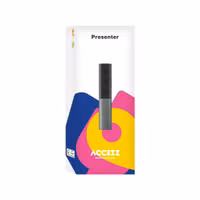 Accezz Präsentations-Klicker - Presenter mit Laserpointer - Schwarz