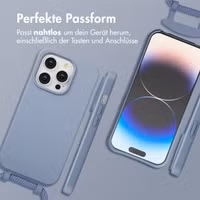 imoshion Color Backcover mit abnehmbarem Handykette und MagSafe Apple iPhone 14 Pro - Ash Blue
