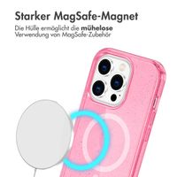imoshion Sparkle Back Cover mit MagSafe für das Apple iPhone 13 Pro - Glitzer Rosa