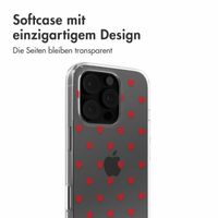 imoshion Design Hülle iPhone 16 Pro - Red Hearts