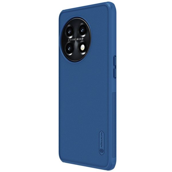 Nillkin Super Frosted Shield Pro Case für das OnePlus 11 - Blau