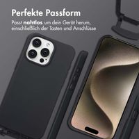 imoshion Color Backcover mit abnehmbarem Handykette und MagSafe Apple iPhone 15 Pro Max - Schwarz