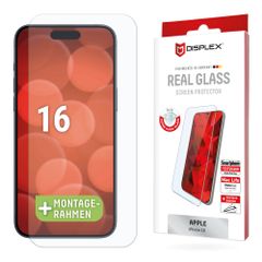 Displex Bildschirmschutzfolie Real Glass für das iPhone 16