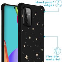 imoshion Design Hülle mit Band Samsung Galaxy A52(s) (5G/4G) - Stars Gold