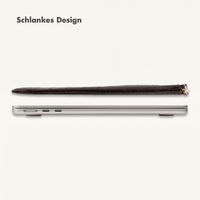 Selencia Croco Laptop Hülle 15-16 Zoll - Laptop Sleeve - Choco Brown